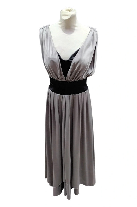 Amanda Wakeley Dress Grey and black  Sz 10 7572EC