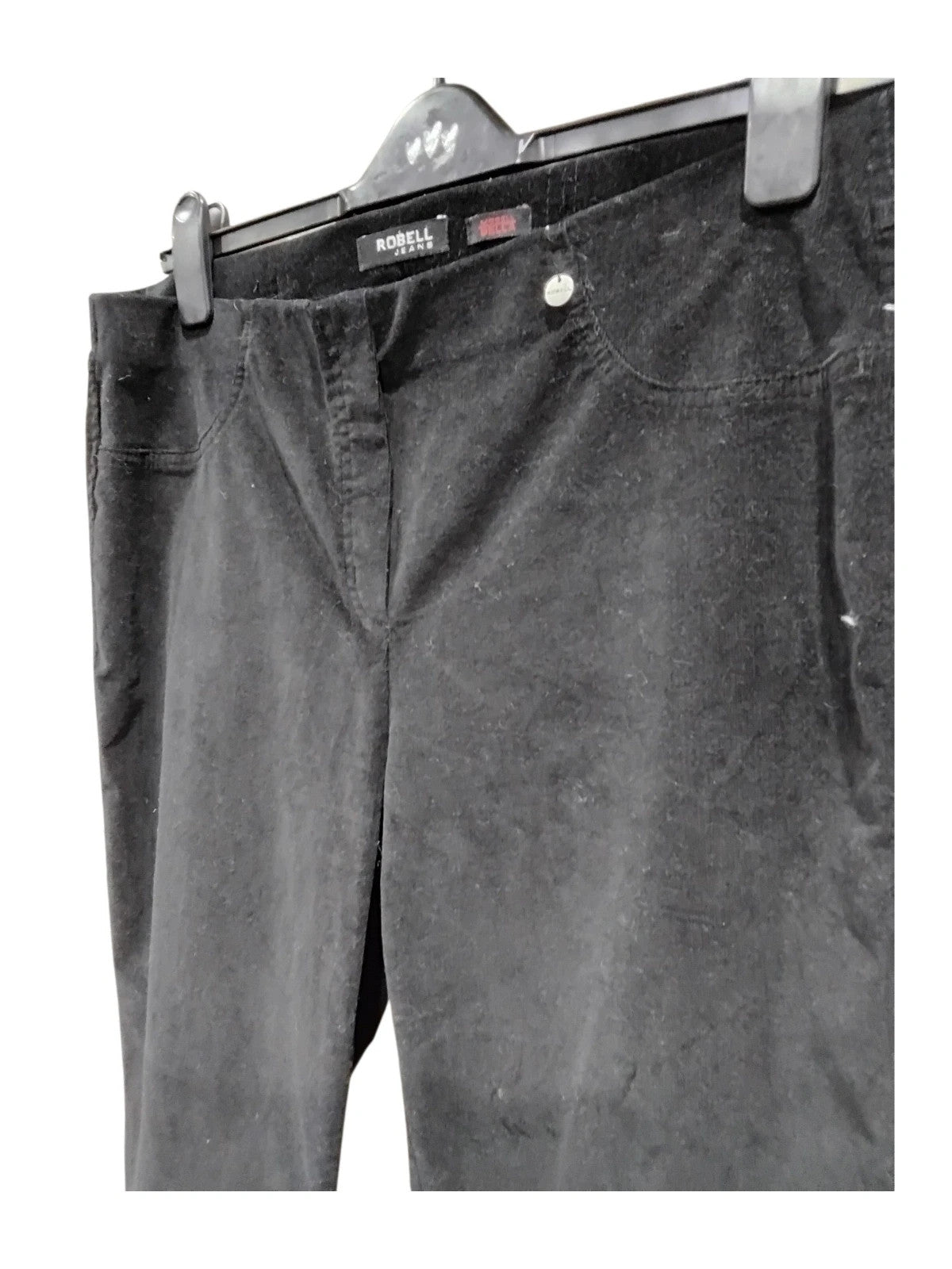 7617 Robell black trousers