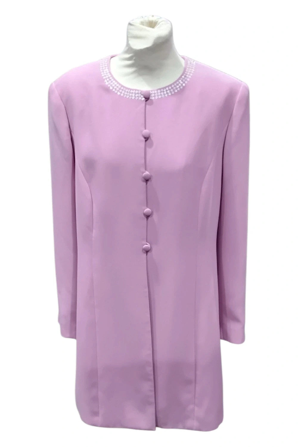 7646 Jacques Vert Pink long blazer