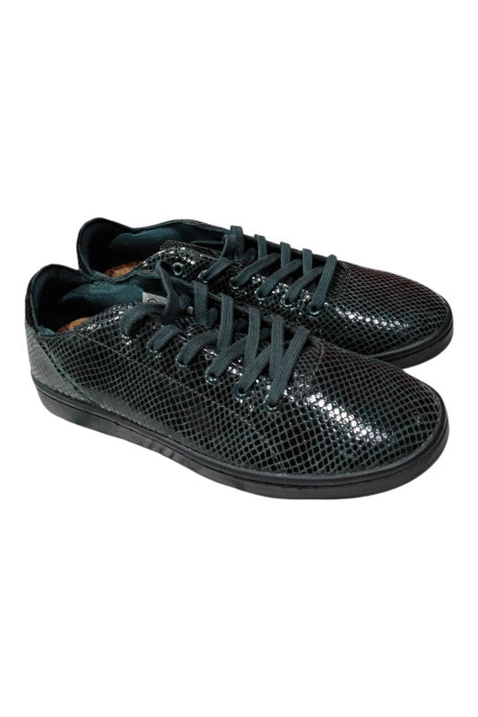 7685 Woden Faux leather green shoes
