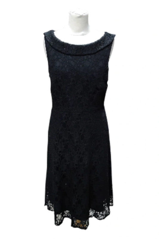 7712 Dunnes Black Lace Dress