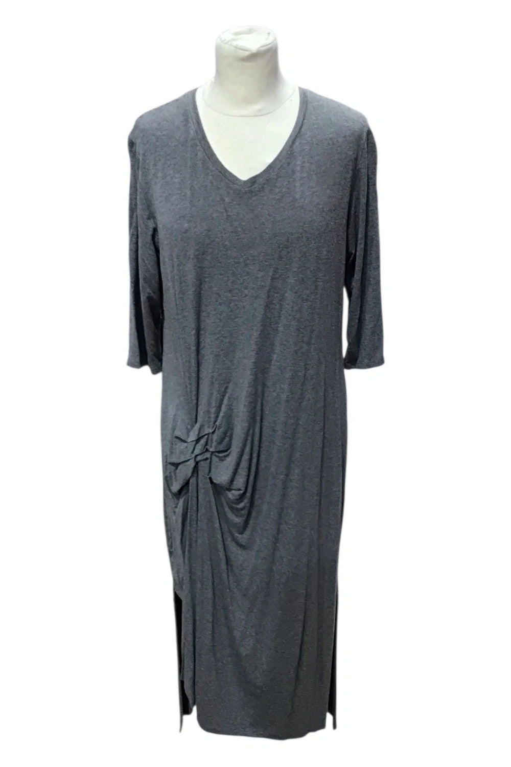 7727 Cover Up l/s Grey dress