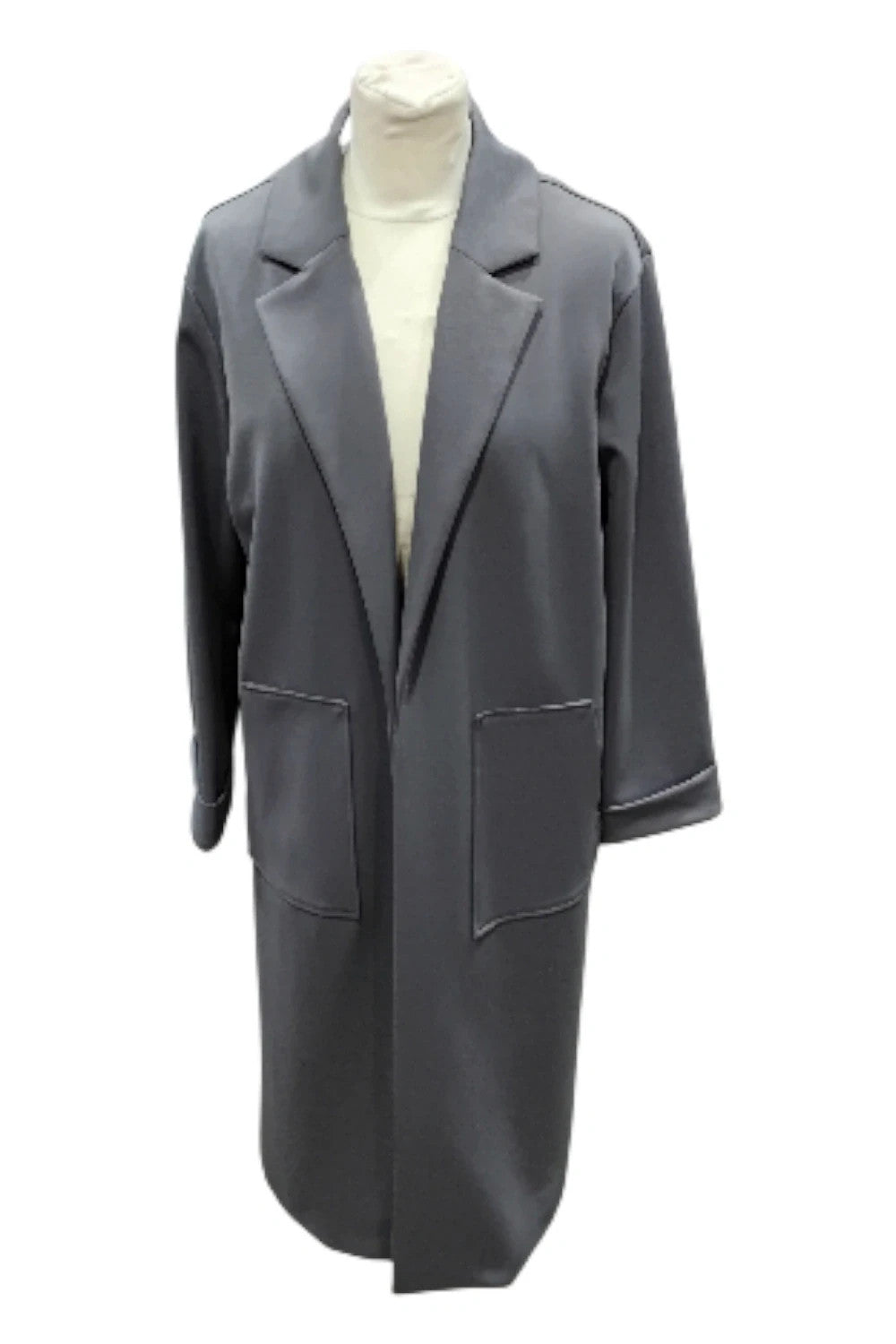 7803 New Look Grey Trench coat