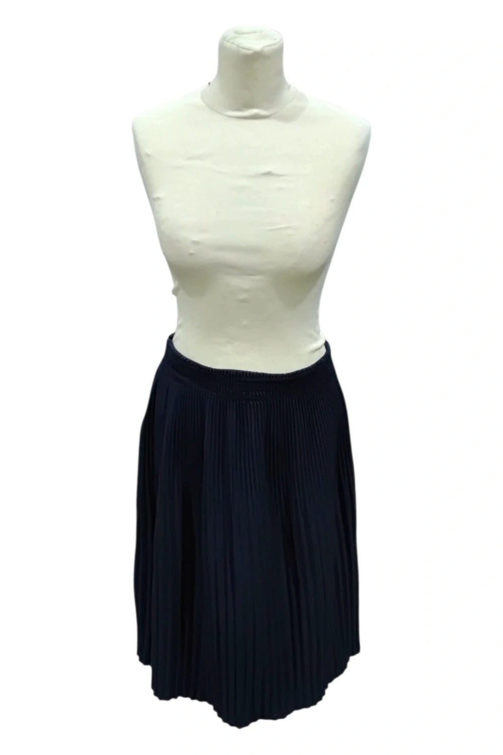 7750 Zara basic nnavy pleating skirt