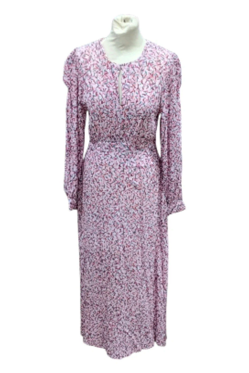 7844 Closet  maxi pink dress