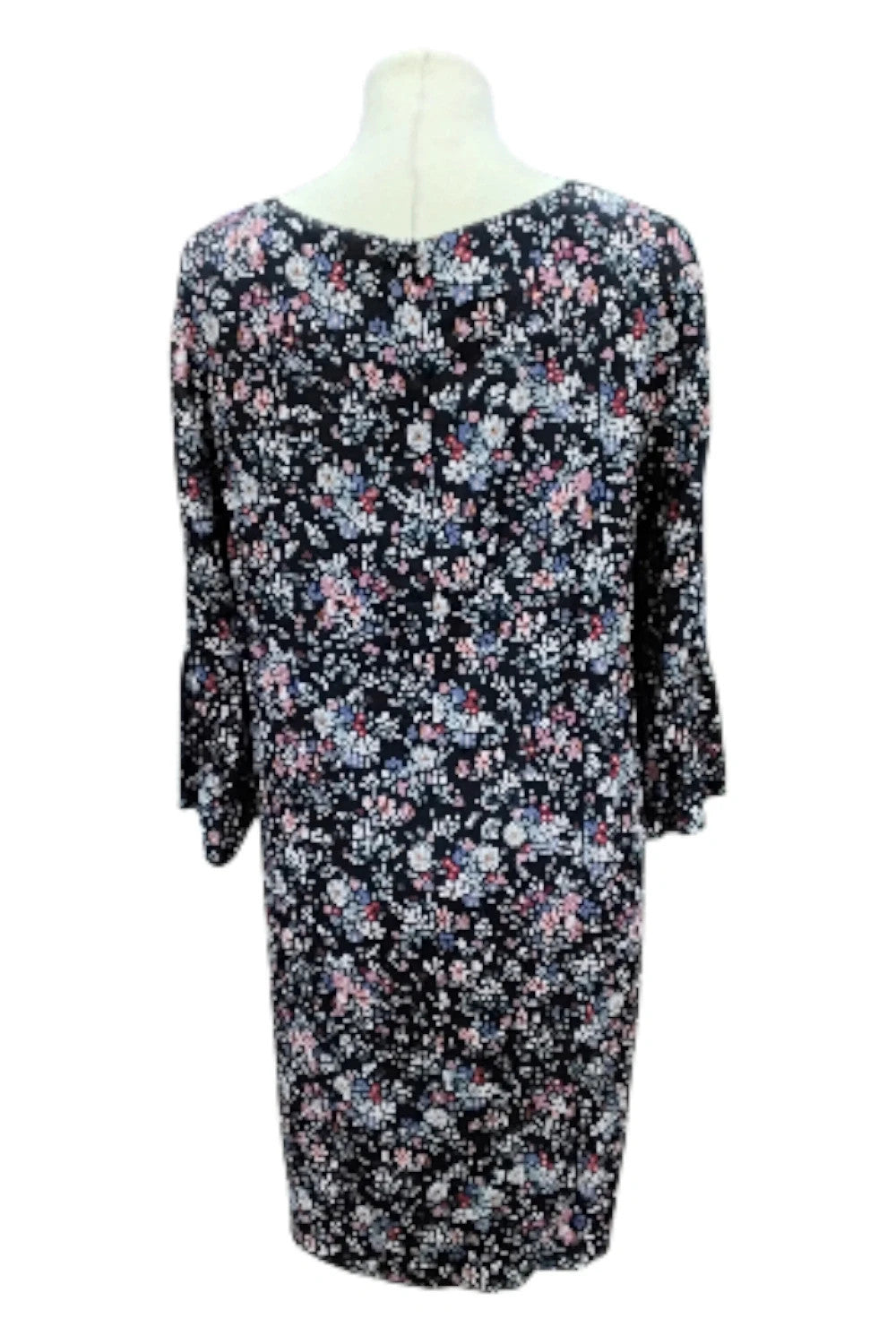 7843 Monsoon Black floral dress