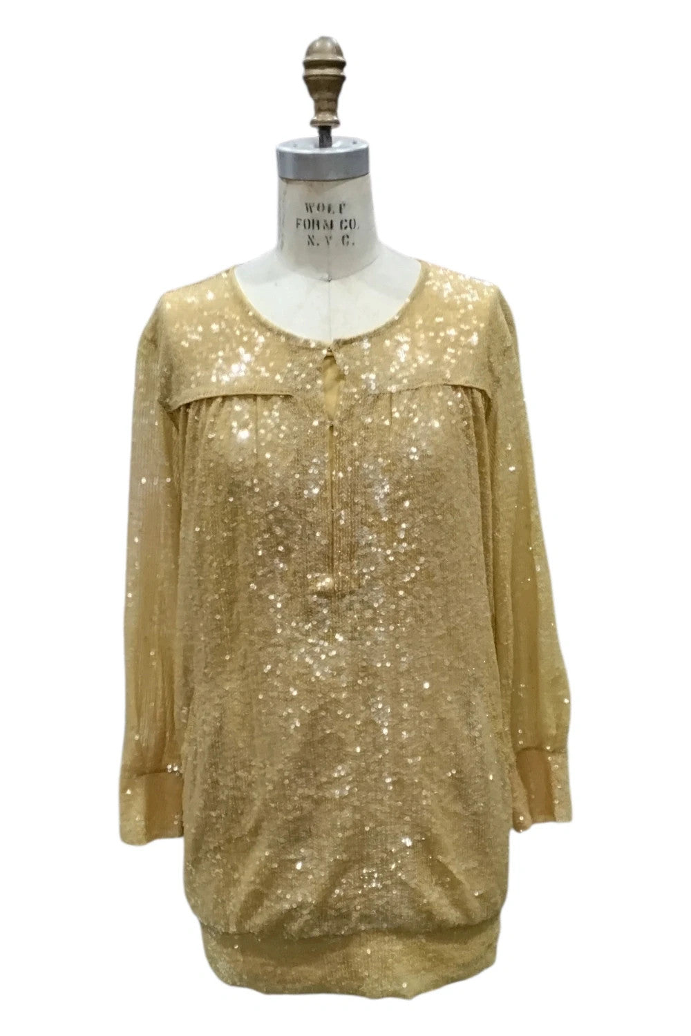 2040 Farahkhan gold tunic