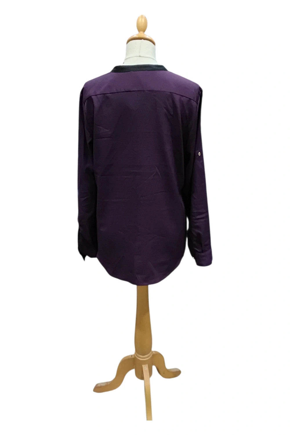7958 Calvin Klein Burgundy Blouse