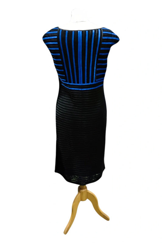 8013 Libra Blue&Black Mob dress