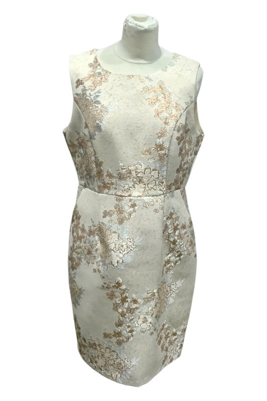 8090 So Amazing s/less gold and silver dress