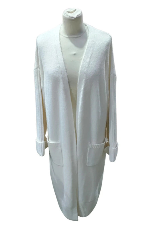 8145 Dunnes long cream cardi