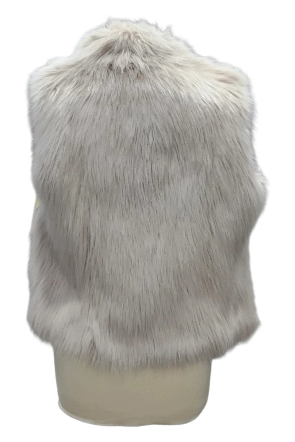 8278 Mint Velvet soft beige faux fur gilets