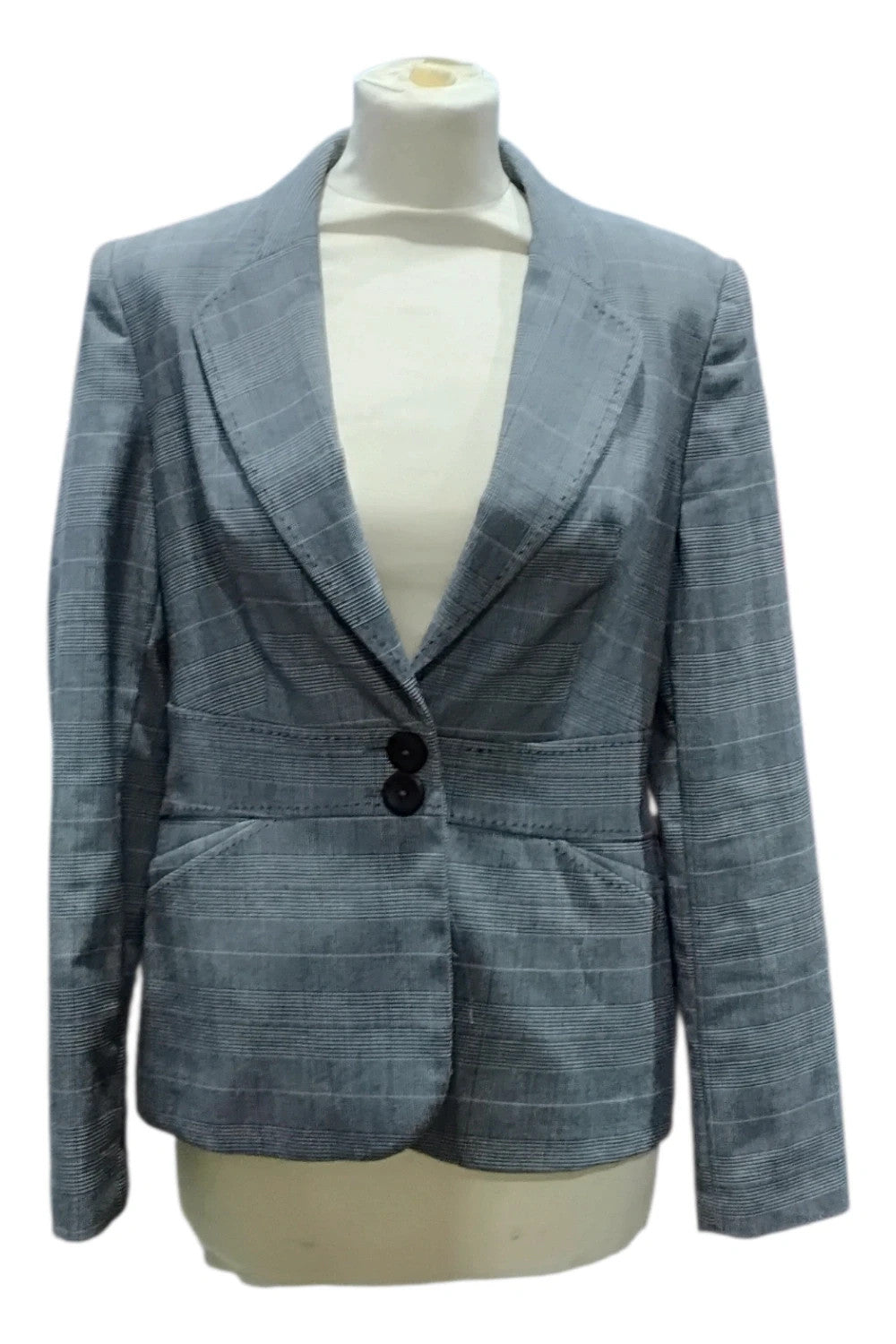 8226 Next gray checked blazer