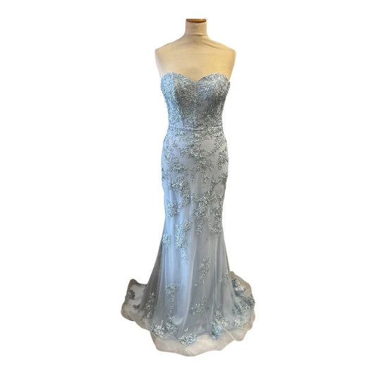 Angel Forever Blue Formal Dress Sz 6 8316