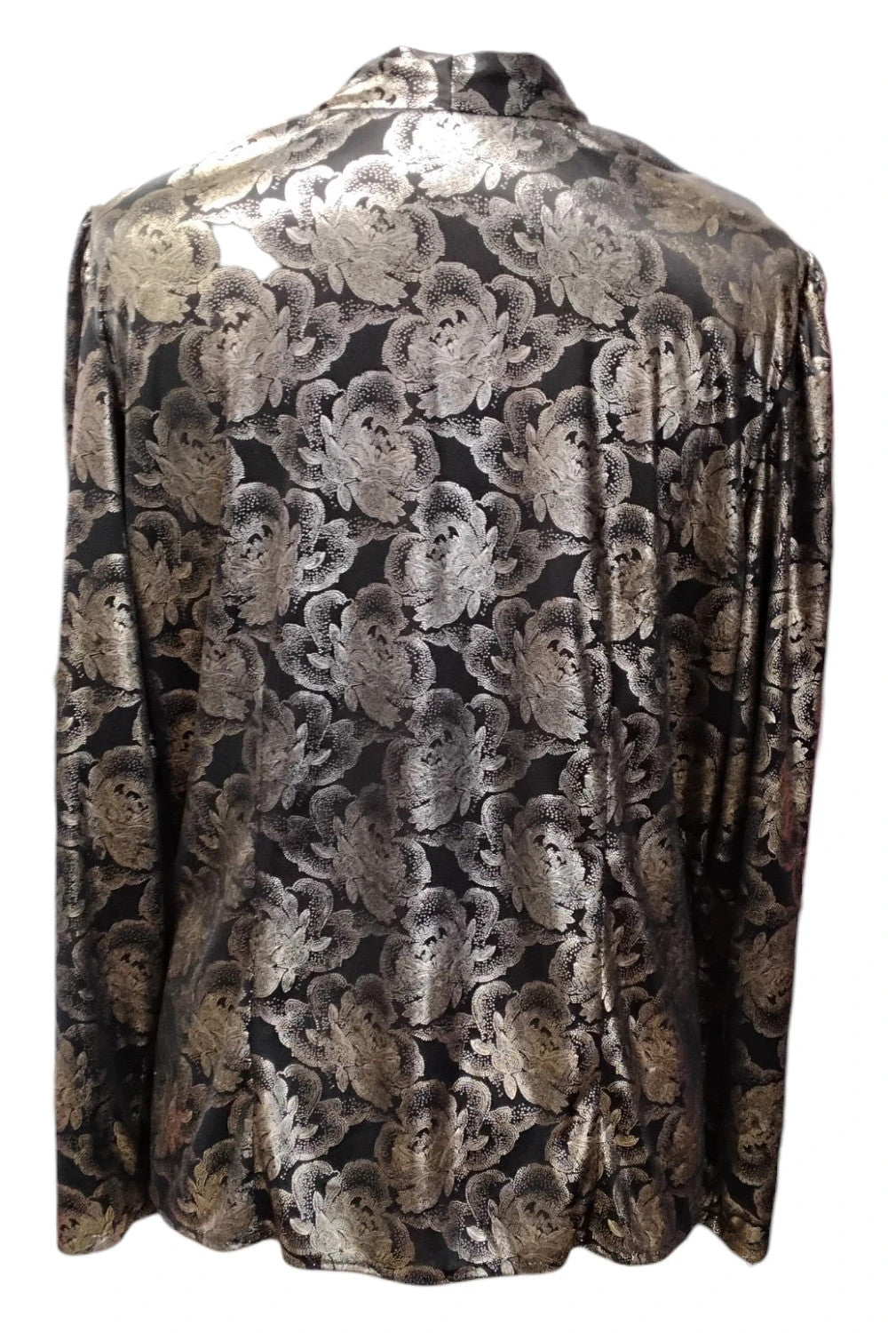 8410 Boohoo gold&black l/s top