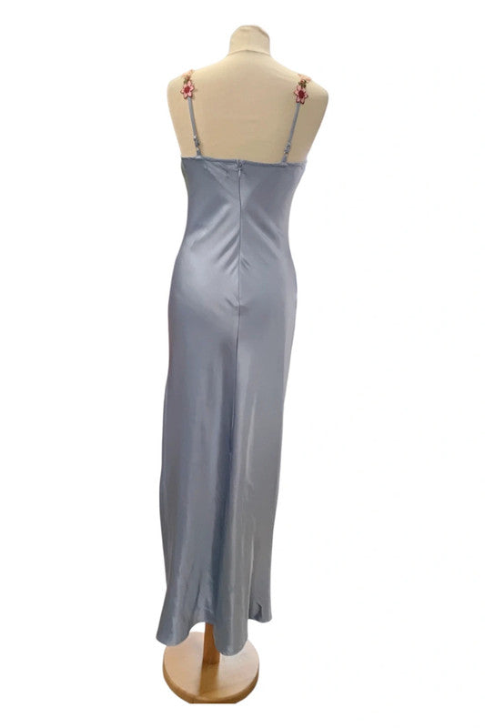 Oh Hello Clothing Dress Blue Prom Sz M 8551GG