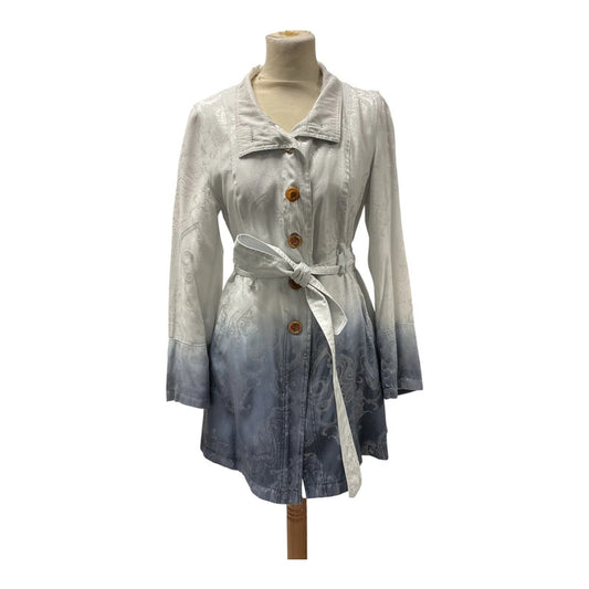 Joe Brownes Ombre Trench coat  Sz 10 8587JC