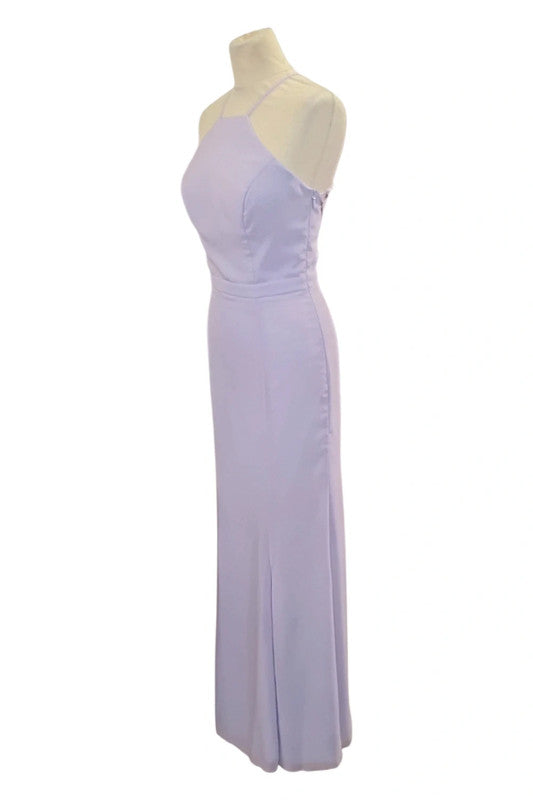 Chi Chi London Dress Lilac Prom  Sz 10 8662F