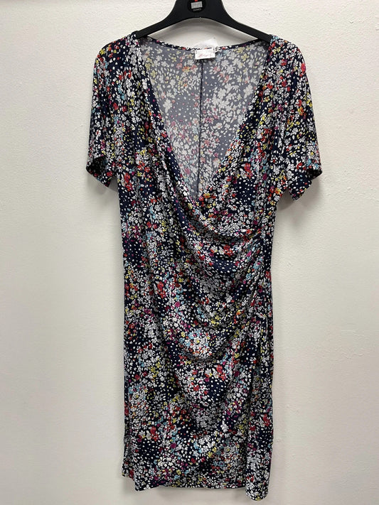 8807 Angelo navy floral dress size-48
