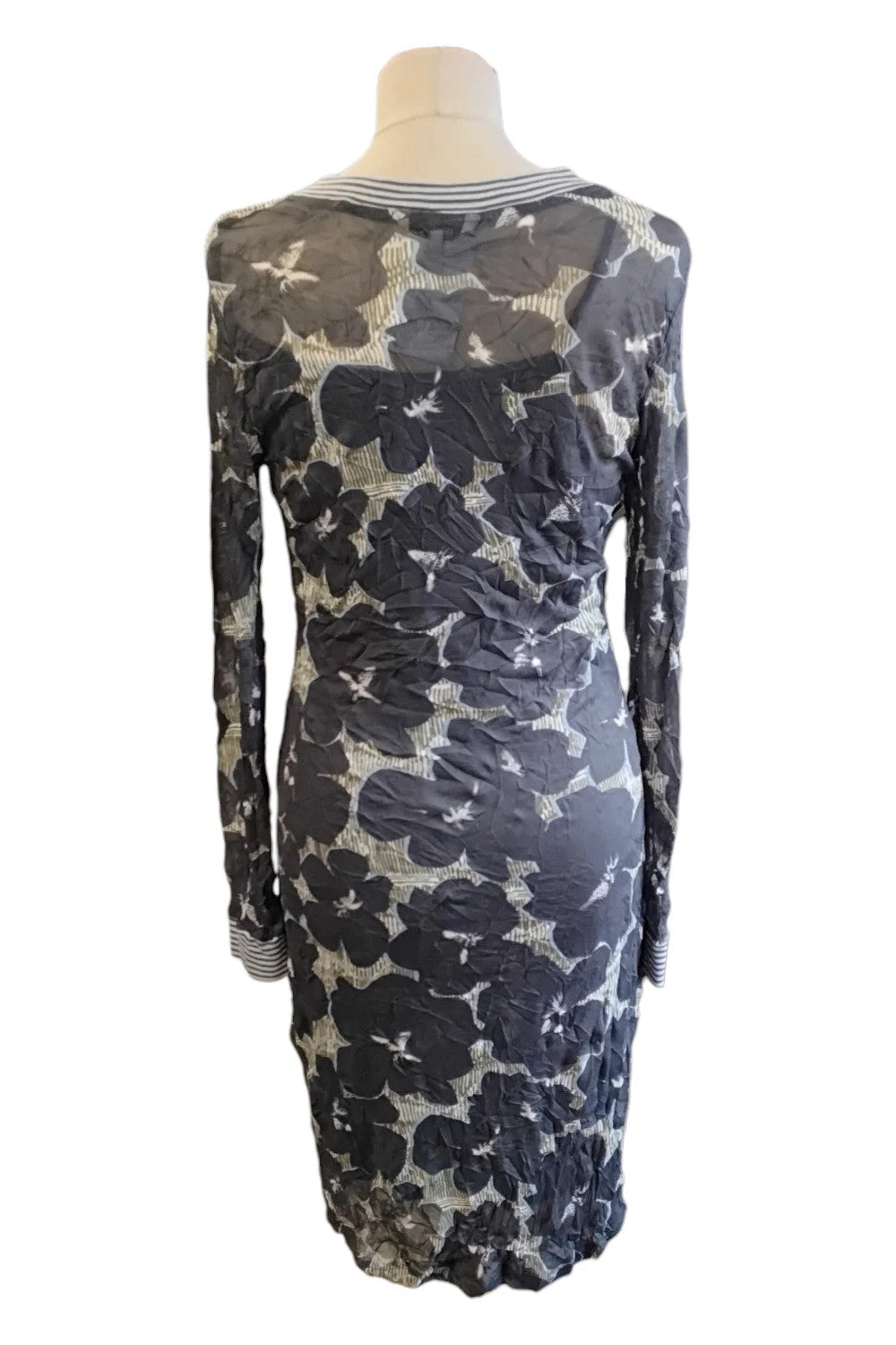 8891ED Sandwich Grey Dress