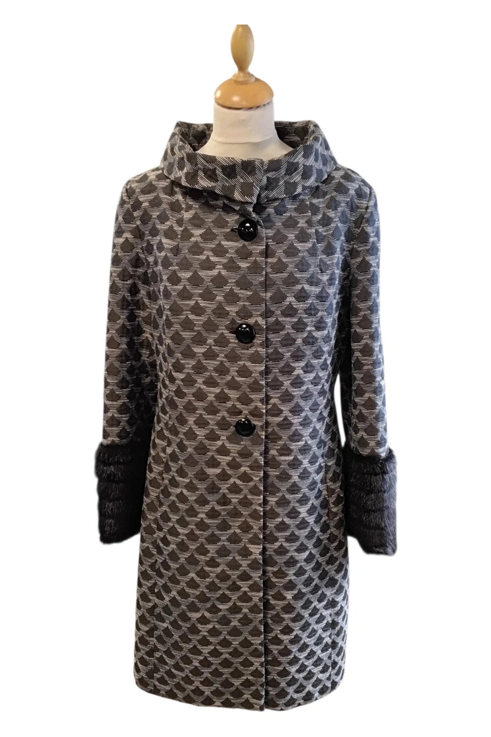 8878R Fee G Khacki Pattern Coat