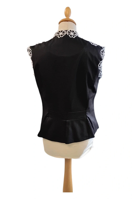 8895CD Green House B&W Vest