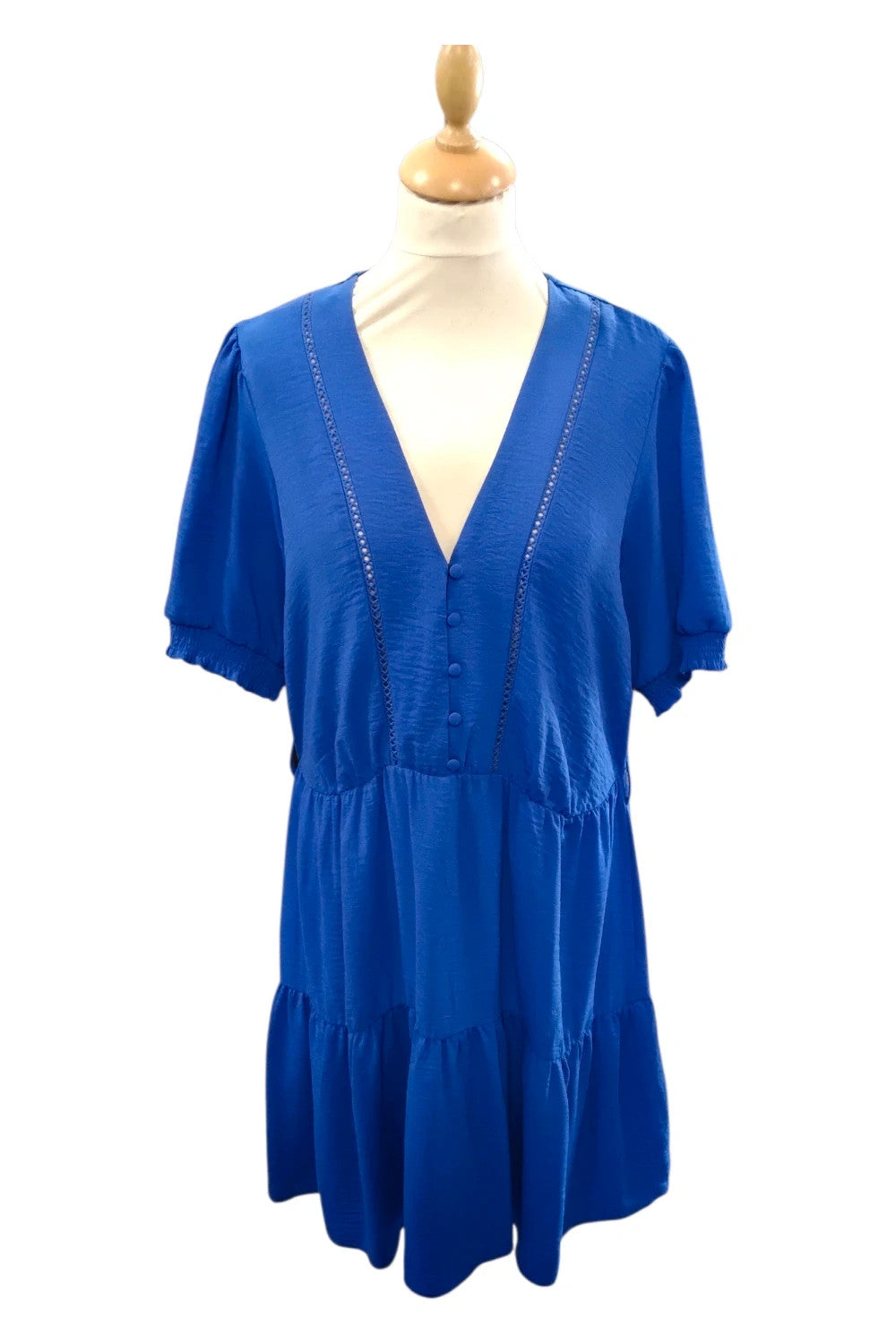 8943TC Dunnes Blue Summer Dress