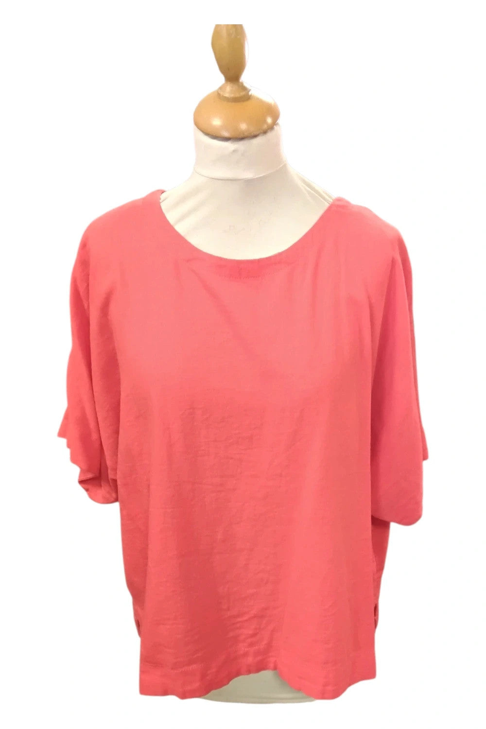 8932TC Dunnes Red Linen Top