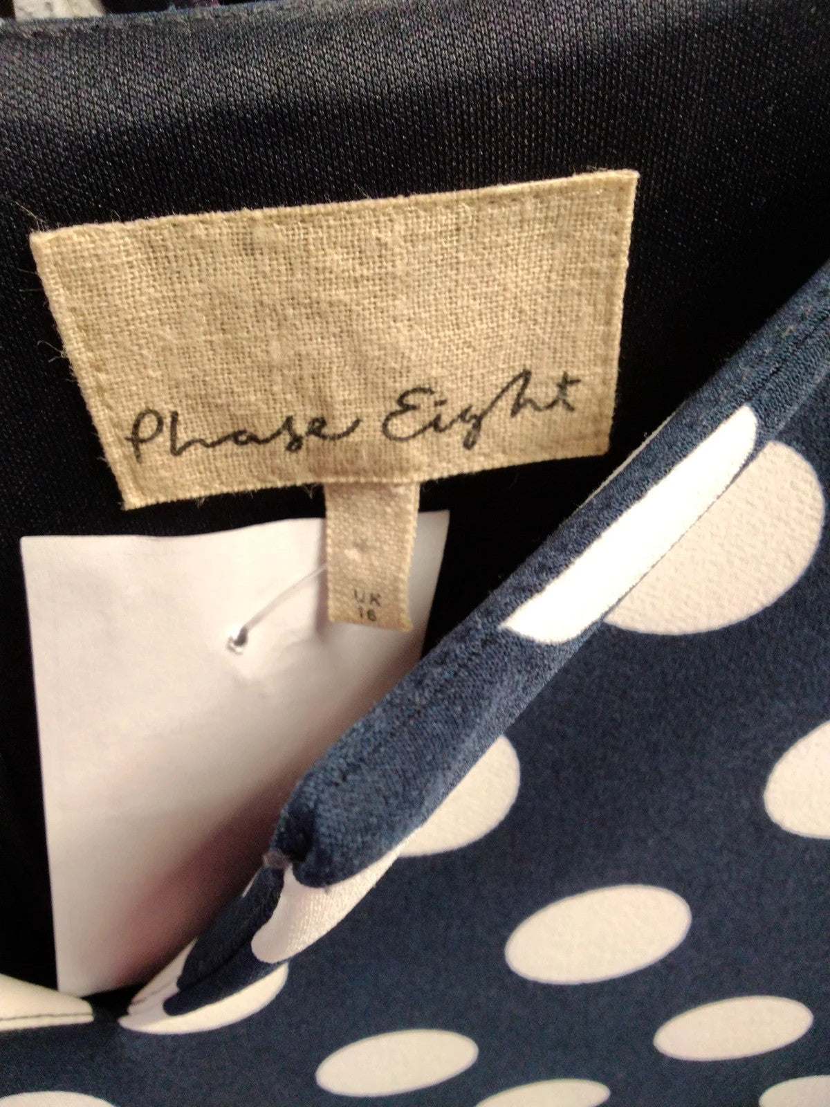 8805MG Phase Eight Navy&white dress