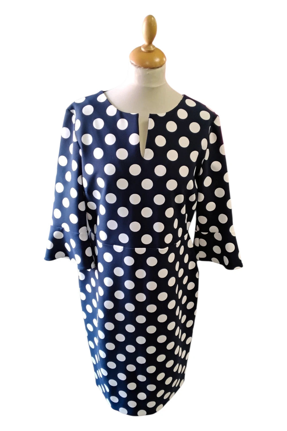 8805MG Phase Eight Navy&white dress