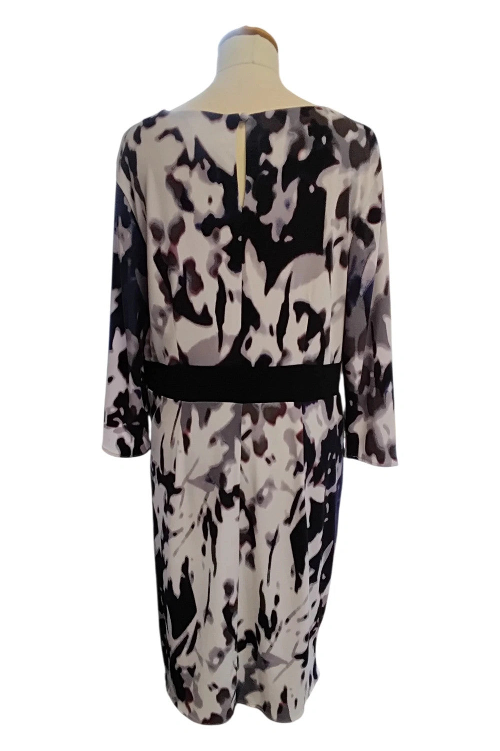 8789MG Coast Navy/cream/black Dress