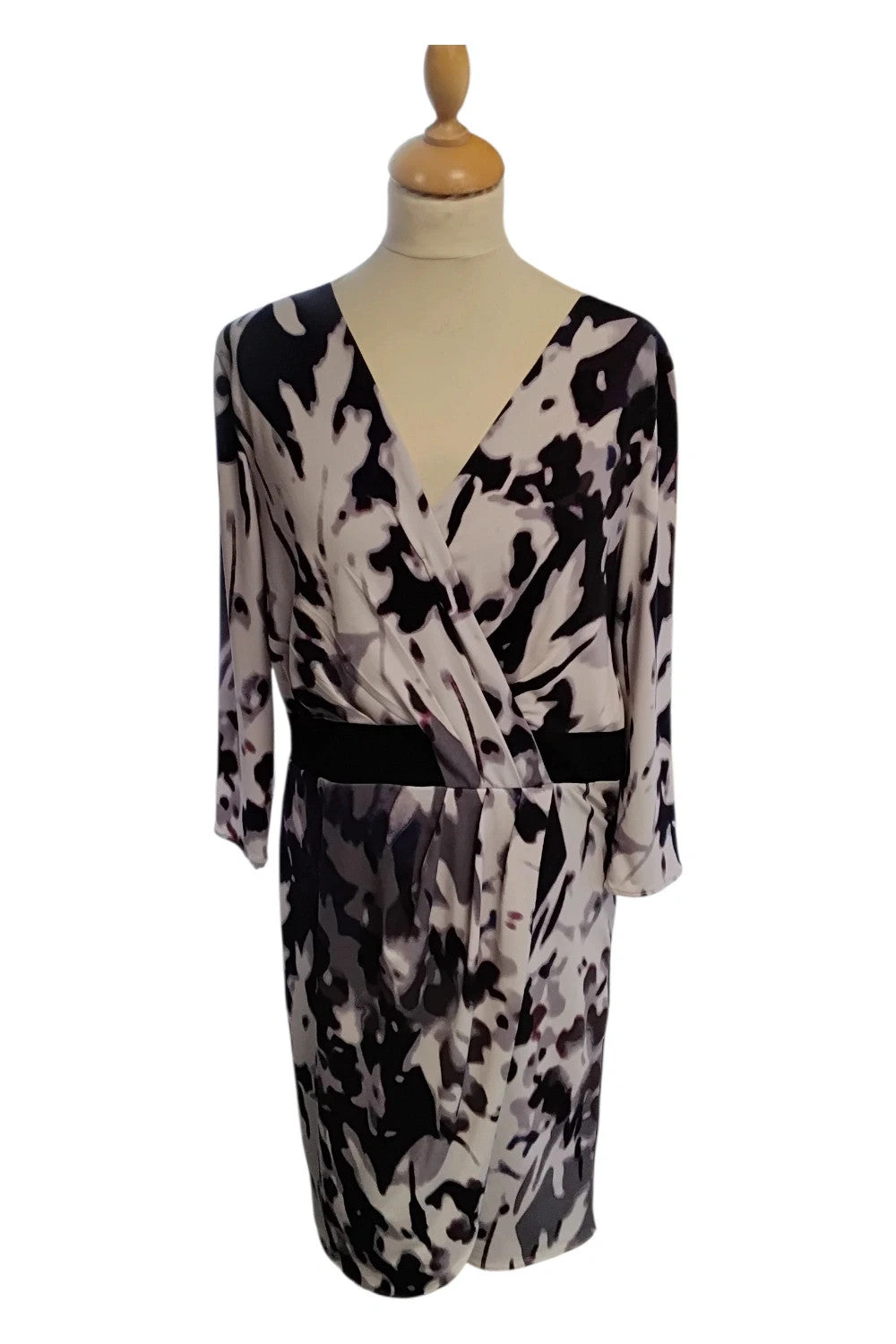 8789MG Coast Navy/cream/black Dress
