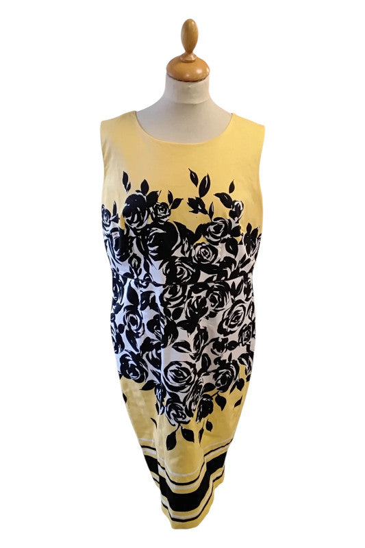 The Collection Debenhams Dress Yellow SZ16 8801MG