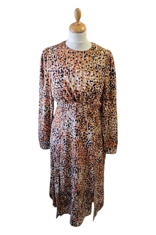 Girl in Mind Brown Dress size 10 8979DC