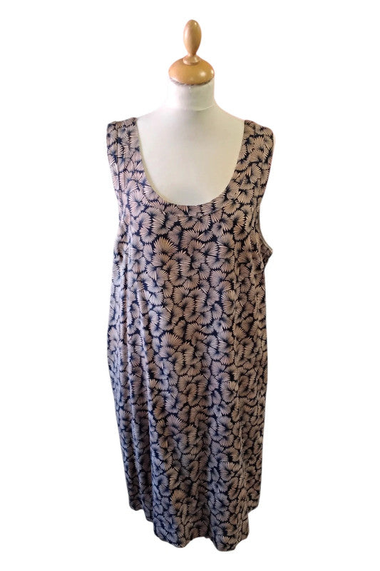 Zabaione Dress Brown&black Sz XL 8984TC