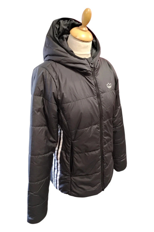 Adidas Black Jacket Sz 12 8642CD