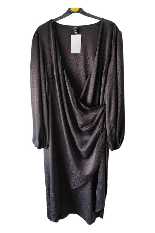 River Island Dress Black Sz 18 8788MG