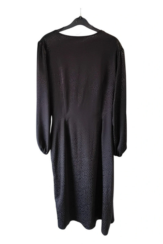 River Island Dress Black Sz 18 8788MG