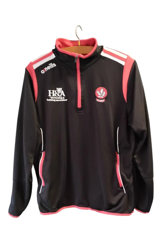 9070 O'Neills Black Zip Sweatshirt