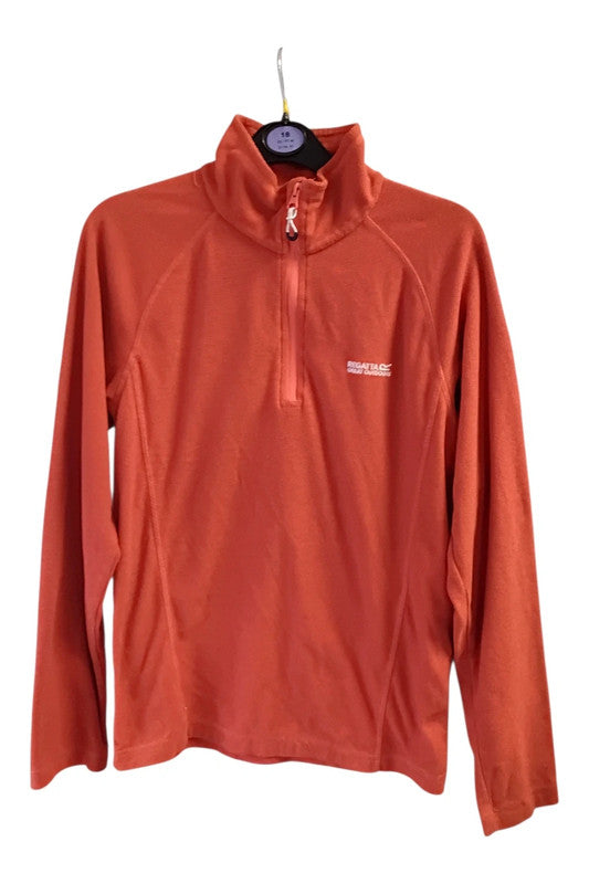 9019DM Regatta Orange l/s Zip