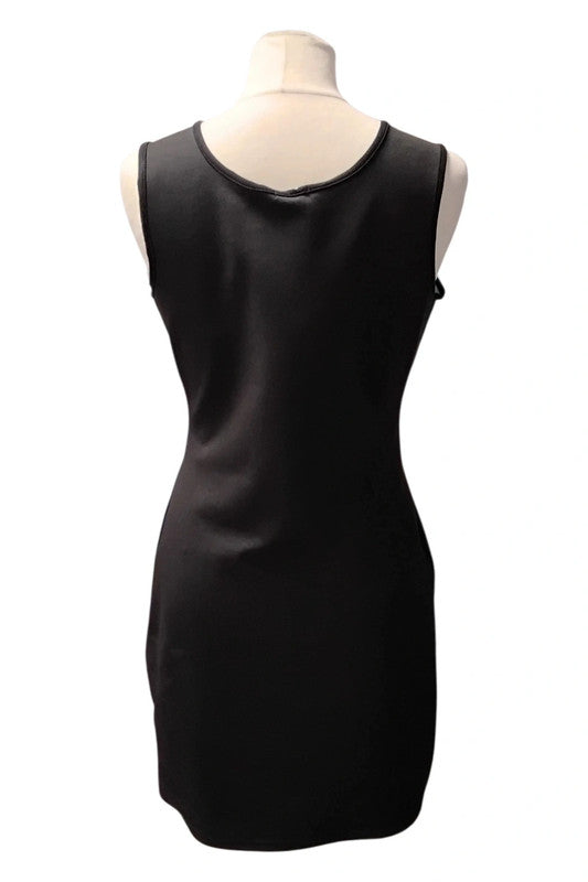Evita Dress Color Black Turquase&White Size 14 9043VE