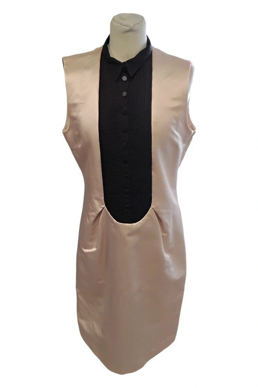 9101NH By Malene Birger Silk Oyster Dress
