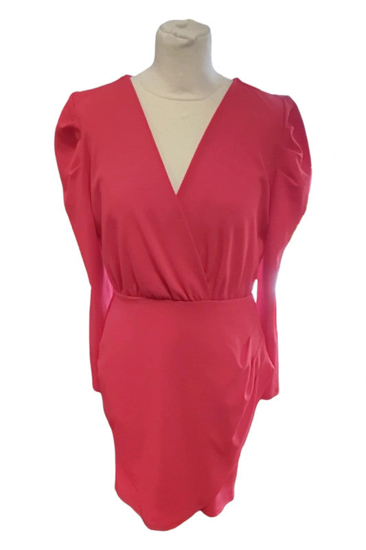9118CG River Island Red Dress