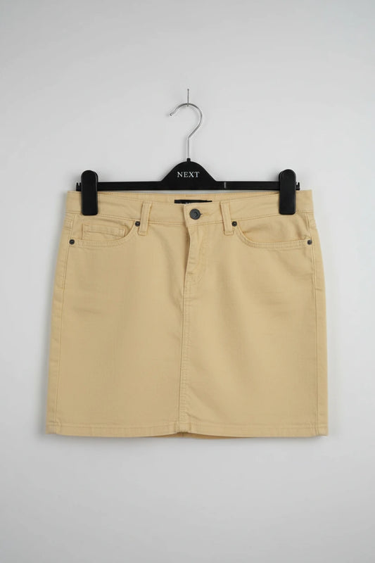 9123 Tommy Hilfiger Yellow Skirt Sz 4
