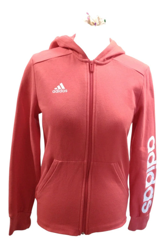 9125MF Adidas coral zip up hoodie