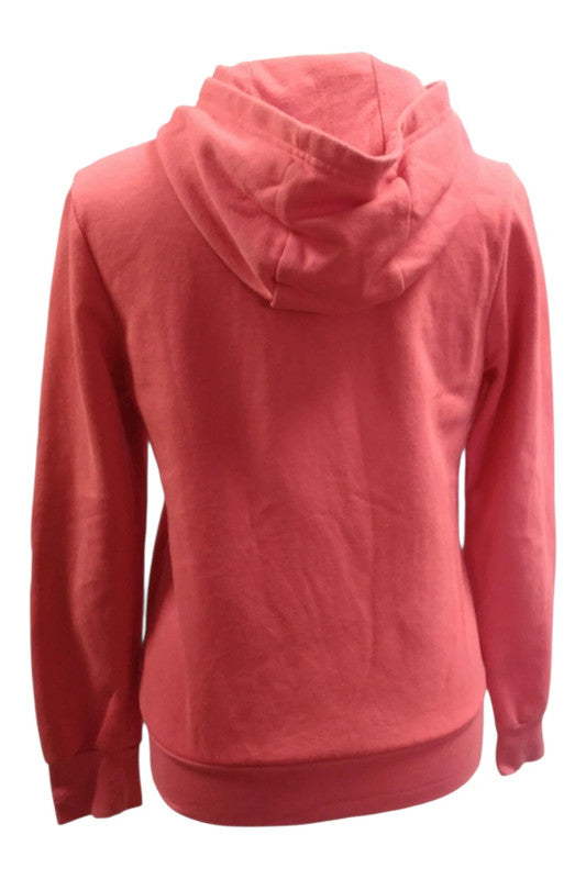 9125MF Adidas coral zip up hoodie