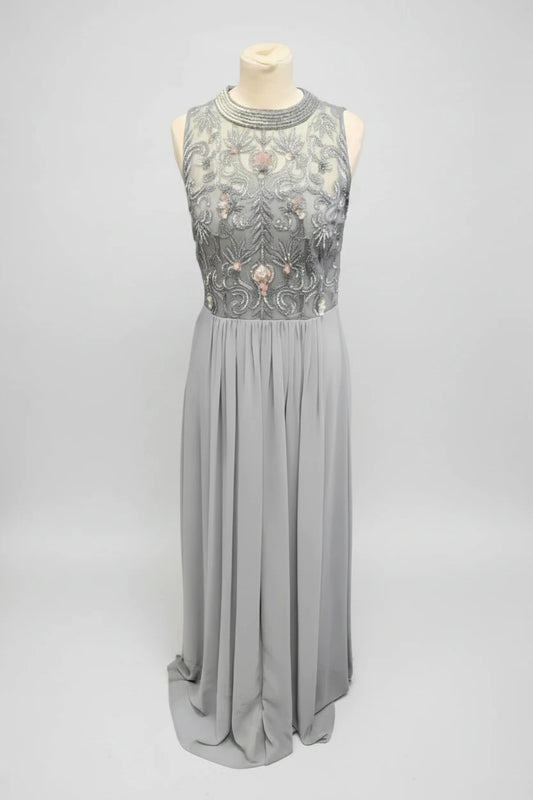 Collection Dress Beaded Sleeveless Gown size 12 9138PMA