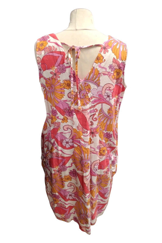 Next Multicolour Summer Dress Sz 14 9148TC