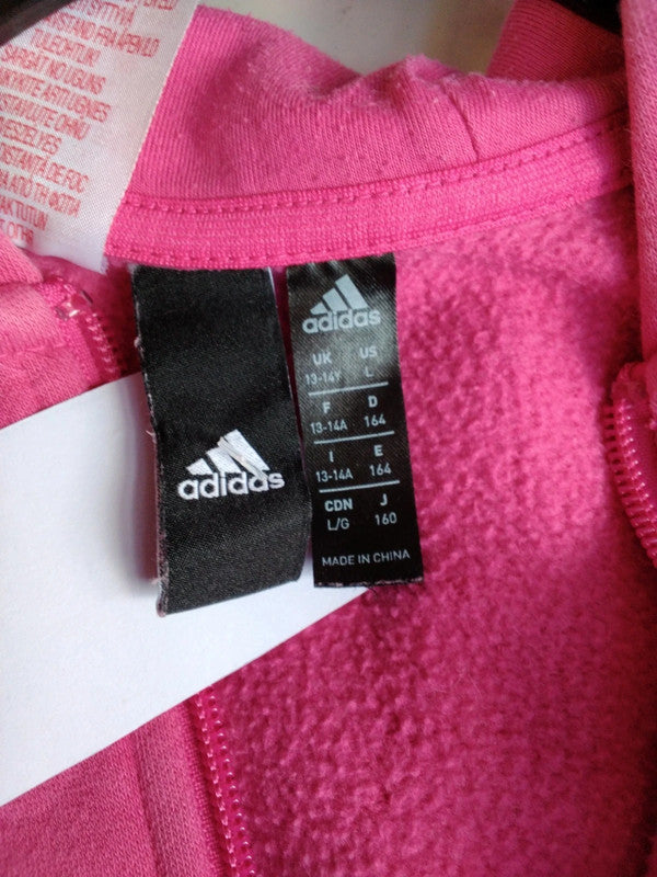 Adidas Pink Kids Sweatshirt Age 13-14 years 9127MF