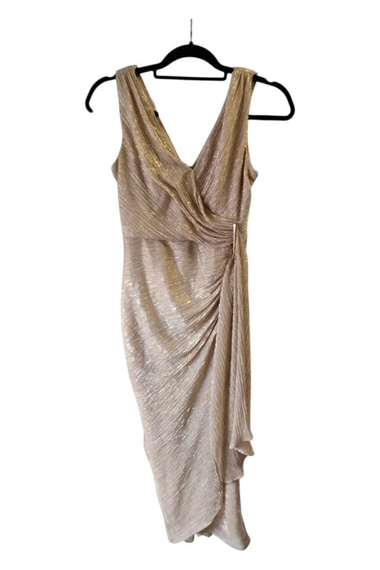 9163TMV Debut Gold Dress